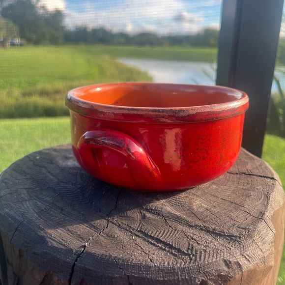 Terre D’Umbria De Silva Terra Cotta Oven to Table Baking Red Soup Bowl Italy - Picture 11 of 11